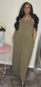V-NECK CAMI MAXI DRESS